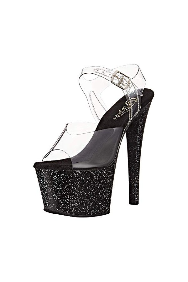 Pleaser SKY-308MG Clr/Slv UK 10 EU 43 