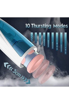 FBITE M?Sturbâtéur Cup V? Ét Viént ?Utom?Tiqué Réch?Rgé?Blé Hommé ?Véc Voix Ét 10 Modés Vibr?Tion,Séxtoysé V?Ginétté Ultr? Ré