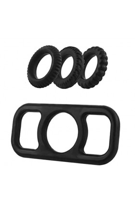 ánnèau pénis Hommes Cook Ring Prostrate Massager Anneau Amal Plug Six Amus Trainer KVD13