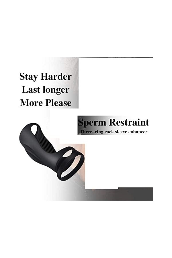 ánnèau pénis Hommes Cook Ring Prostrate Massager p?n?s Anneau Amal Plug ?d??te Six Amus Trainer KVD5