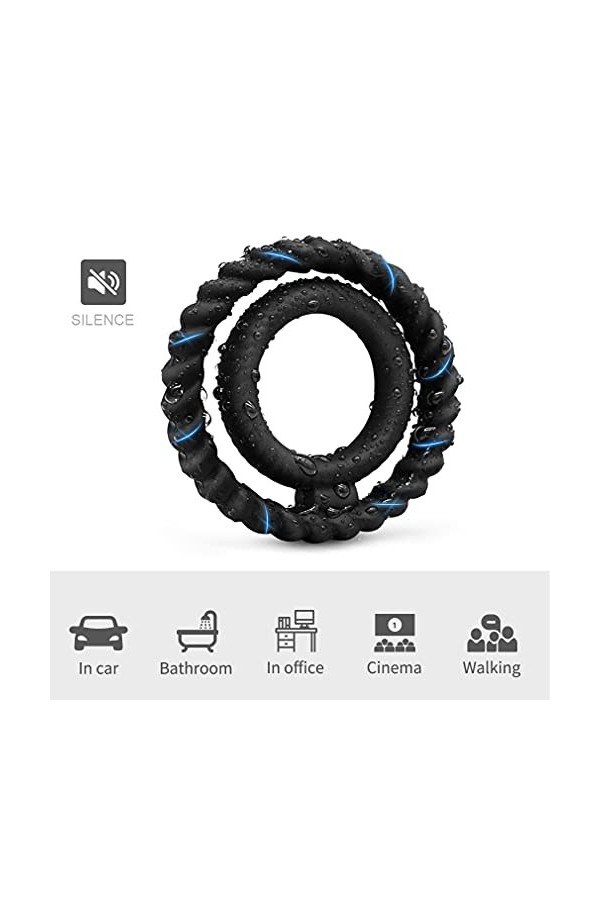 ánnèau pénis Hommes Cook Ring Prostrate Massager Anneau Amal Plug Six Amus Trainer TKP12