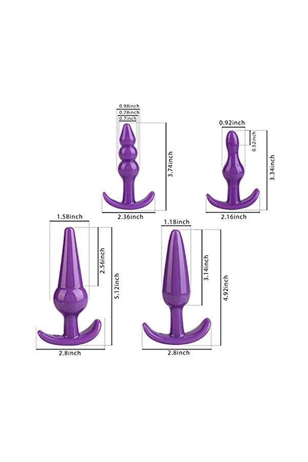Silicone Śëx ânâls Pluğ MâŚŚâğÉr Six ťÔys pour Cöuples Kit Śëx ťÔys pour Hommes Femmes k24b