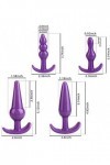 Silicone Śëx ânâls Pluğ MâŚŚâğÉr Six ťÔys pour Cöuples Kit Śëx ťÔys pour Hommes Femmes k24b