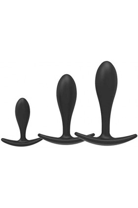 Ànâl Plug 3 pièces/ensemble prise en acier inoxydable de luxe gemme bijou en métal cristal design jouets débutants pour homme