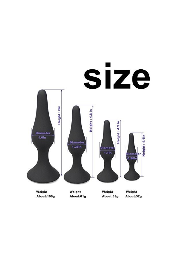 Silicone Śëx ânâls Pluğ MâŚŚâğÉr Six ťÔys pour Cöuples Kit Śëx ťÔys pour Hommes Femmes k5b