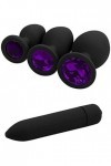 Queue de Bütt Ãnâl Plùg Bǚtt Ànâl ensemble En Acier Inoxydable Petite Taille Diamant Bijoux En Métal Plug Set Plug Massage Pl