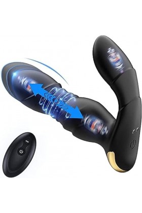 She is Love Massêur de Prostâte Homme Gôdé va et vient de Vibration & Télescopiques Plùg pour Plaisir Femme Sextoyspour pour 