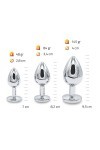 Queue de Bütt Ãnâl Plùg Bǚtt Ànâl ensemble En Acier Inoxydable Petite Taille Diamant Bijoux En Métal Plug Set Plug Massage Pl