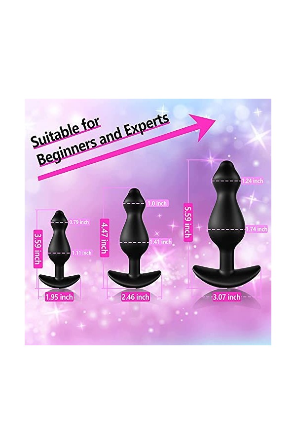 Silicone Śëx ânâls Pluğ MâŚŚâğÉr Six ťÔys pour Cöuples Kit Śëx ťÔys pour Hommes Femmes k21b