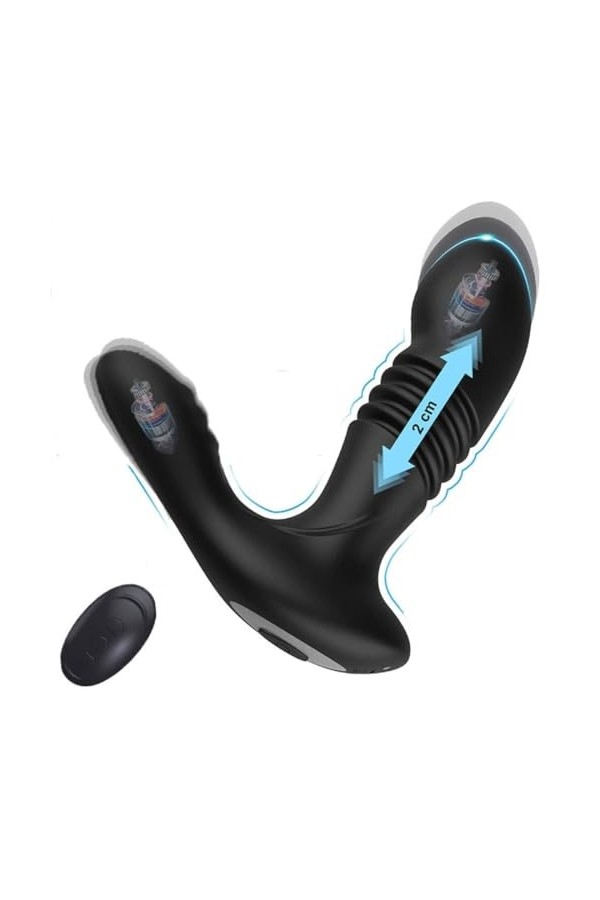 Stimulateur Prostate Homme Va Et Vient Ｍasseur Prostate Stimulateur Pour Homme,Vibromasseur Anal Télécommandés Sextoy Anale P