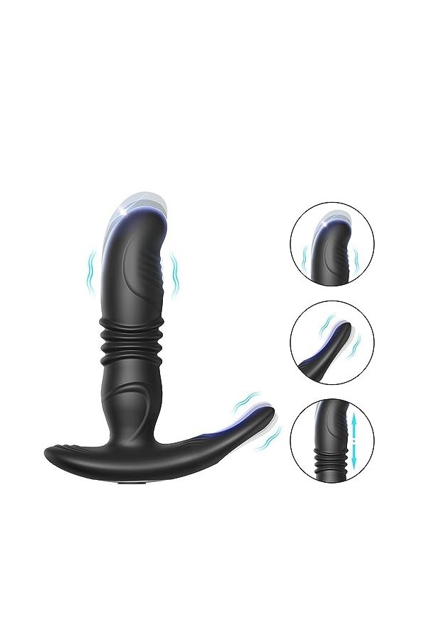 3 IN 1 Stimulateur Prostate Homme Va Et Vient Ｍasseur Prostate Stimulateur Pour Homme,Prostate Simulator Vibromasseur Vibrate