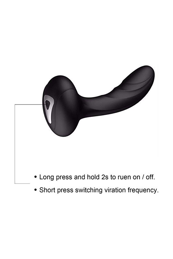 Anneau Vibrant PéNis Māsséur de Prộstàté Plùg ànàle Vîbrant Homme Imperméable Måsséur Rechargeable Prostata Puissant Ｍassàge
