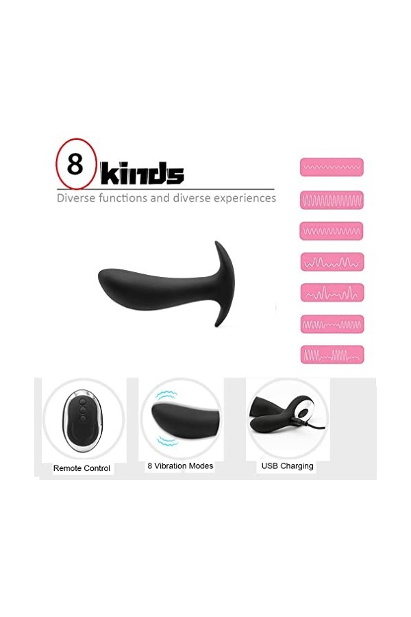 Électrique Silicone Jouets P-stimulateur à Distance sans Fil pour Les Hommes de la Prostate modèle Fun Masseur modèle sans Fi