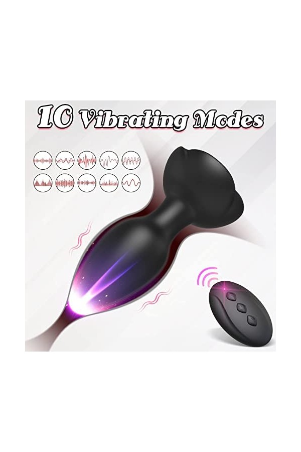 Stimulateur prostatique Prostata Màsséur Puissant Stimulateur Étanche Dispositif À Distance Silencieux Massant Plaisir Mascul