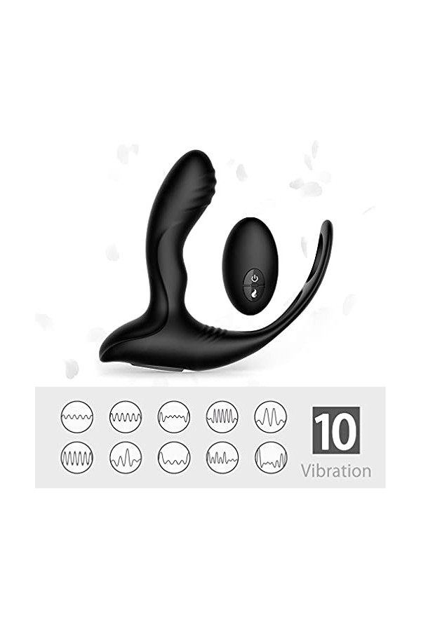 Stimulateur prostatique Prostata Màsséur Puissant Stimulateur Étanche Dispositif À Distance Silencieux Massant Plaisir Mascul
