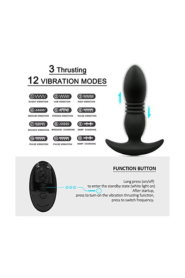 Électrique Silicone Jouets P-stimulateur à Distance sans Fil pour Les Hommes de la Prostate modèle Fun Masseur modèle sans Fi