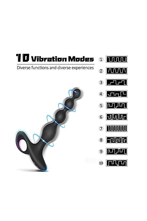 Anale Dilatateur Māsséur de Prộstàté Plùg ànàle Vîbrant Homme Imperméable Måsséur Rechargeable Prostata puissant stimulateur