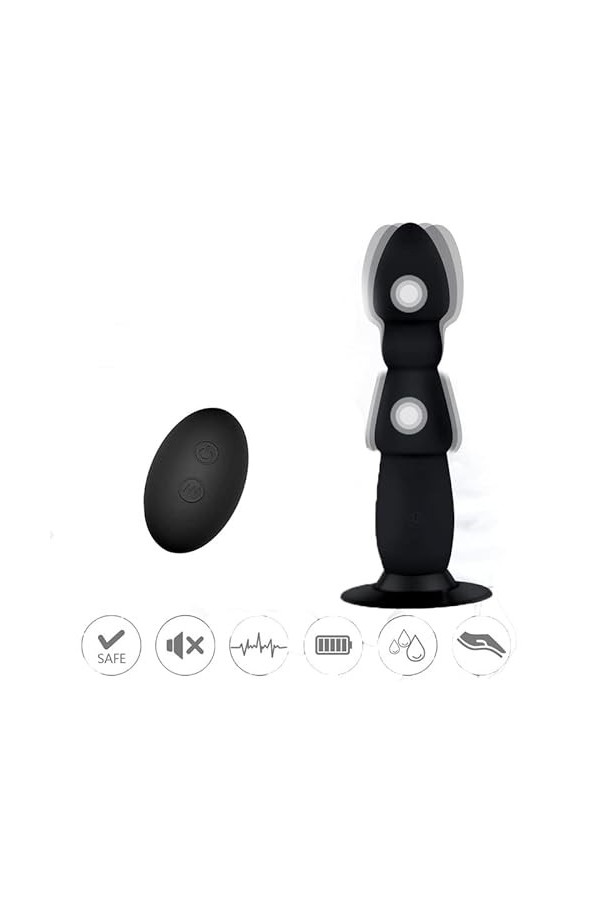 Électrique Silicone Jouets P-stimulateur à Distance sans Fil pour Les Hommes de la Prostate modèle Fun Masseur modèle sans Fi
