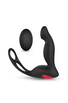 Stimulateur prostatique Prostata Màsséur Puissant Stimulateur Étanche Dispositif À Distance Silencieux Massant Plaisir Mascul