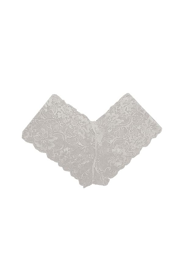 Lingerie Féminine Table transparente en dentelle sexy pour femmes sous-vêtements en dentelle taille haute sous-vêtements amus
