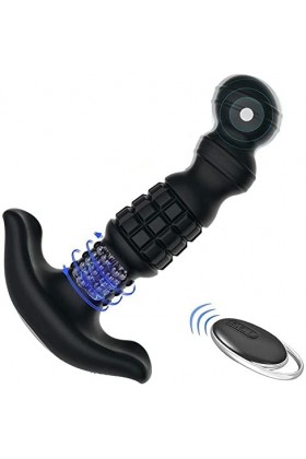 Hommes Relax Jouet 10 Fonctions Hommes Silicone electrique Prostata Silicone Amal Plug aVec Ventouse Butte Perles Amus Format