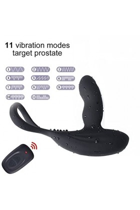 amal Plug Massageador de Próstata Estimulador de Próstata Recarregável Estimulador de Próstata Recarregável Estimulador do po