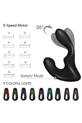 Homme Prǒstate Massage pour la machine de poussée multi de poussée et de rotation de silicone médical pour les hommes Machine
