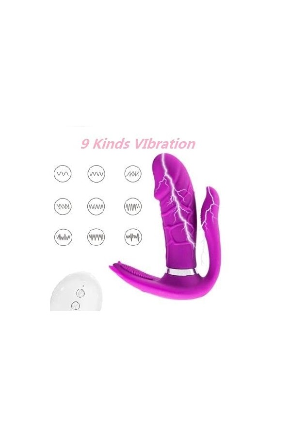Vibromasseurs Clitoridienne Doigt Machine Vibrateur Finger Sextoyse Plaisir Femme Point G Puissant Discret Va et Vient PetitY