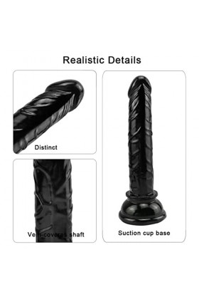 - Masseur Jouets Godemichet Pour Femme Godemichet de Texture de Peau Réaliste 14.5 Cm Couleur de Peau Godemichet Homme Gode P