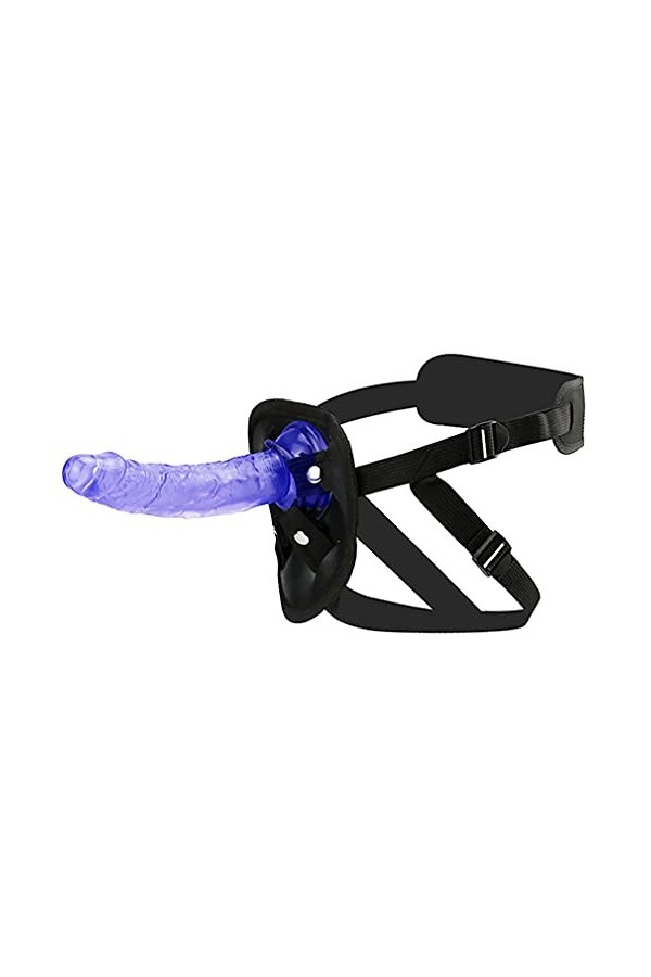 Texture réaliste Di-dlo Stráp Ǒn Hárness Jouet adulte femmes ceinture réglable culotte sans bretelles pour les couples avec