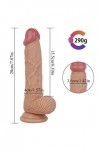 Petit gode ventouse realiste noir pour homme femme gay, noir, godemichets anale sextoyse pour femme j33c