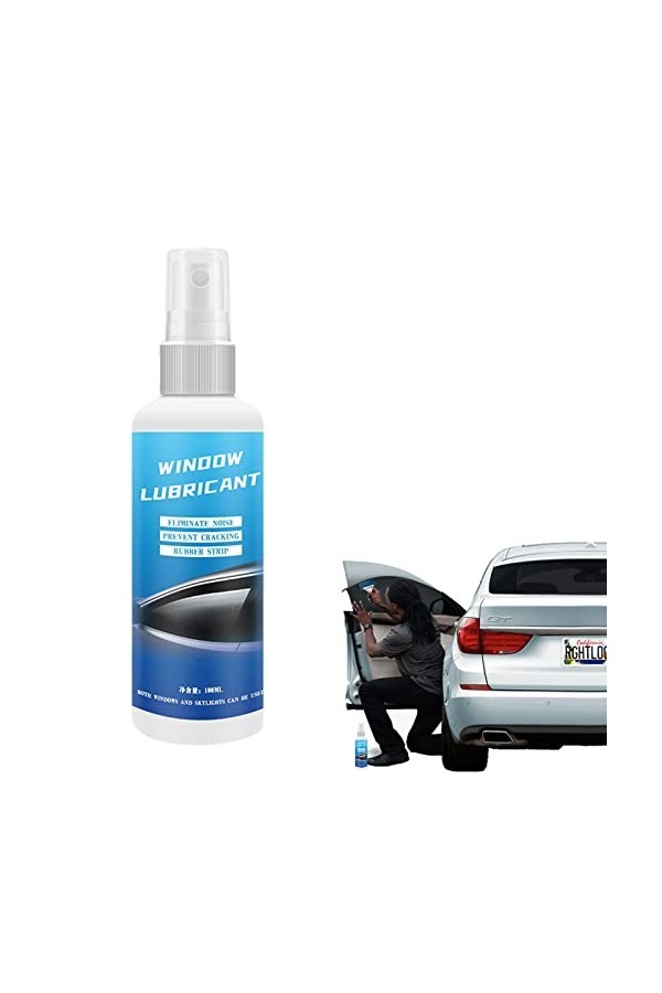 QARIDO Lubrifiant en aérosol pour fenêtre | Lubrifiant adoucissant pour Porte en Caoutchouc 100 ML,Lubrifiant adoucissant Mul