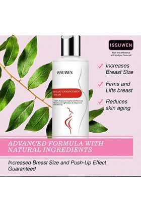 HIFONI Crème damélioration des Seins - 4 FL crème pour lélargissement du Sein | Crème raffermissante et liftante pour léla