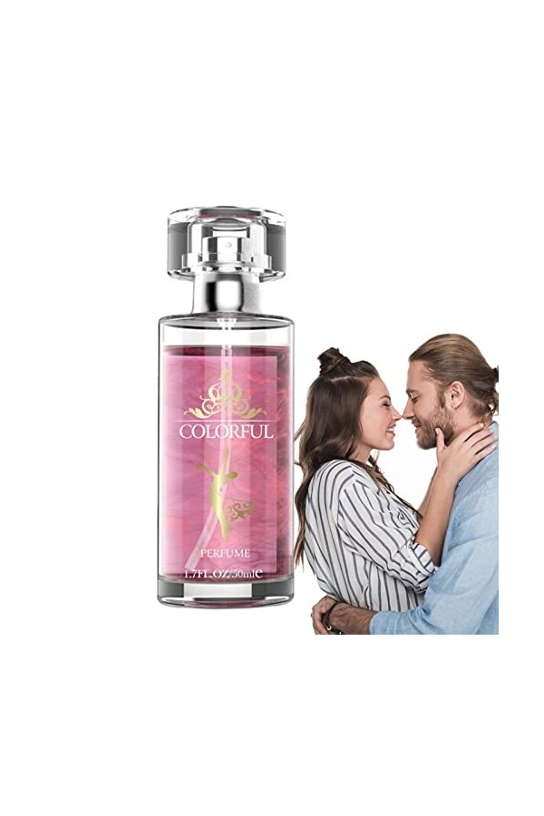 Phéromone, 50 ML Sexy Roller Pheromone Parfum Unisexe Pour Homme Et Femme, Attire Femme Eau Parfums Eau Roll On Parfums Longu