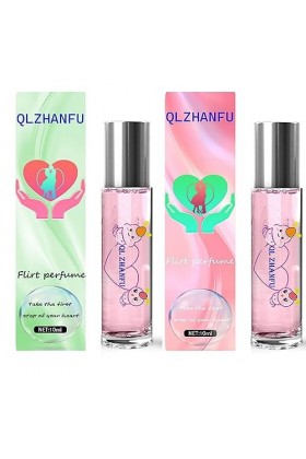 2pcs Parfum Aux Phéromones, Parfums Rencontres Pour Femmes Ou Hommes, Parfum À Lhuile Essentielle Infusée Aux Phéromones Col