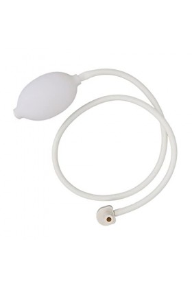 Bidet Vaginal Tubing Douche, Fuite Proof Vaginal Cleaner Tuyau Universal Squeeze Ball Design pour Les Femmes Enceintes Blanc