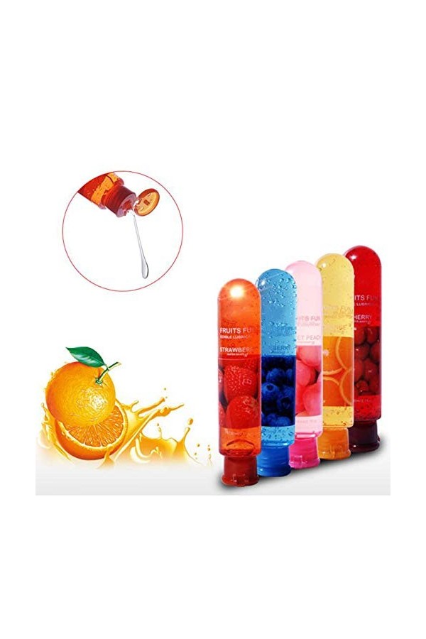 MARKELL 80Ml Peach Saveur Soluble dans L Gel Lubrifiant Corps Lubrifiants Sexuels Sexe Amour Vagin Lubrifiant Graisse