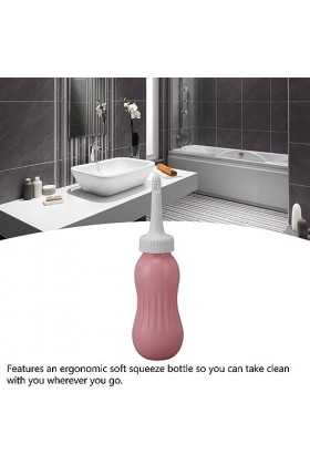 BROLEO Pulvérisateur de Bidet Portable, Douche à Lavement Portable, Jet Puissant en Silicone Ergonomique pour Les Voyages Ro