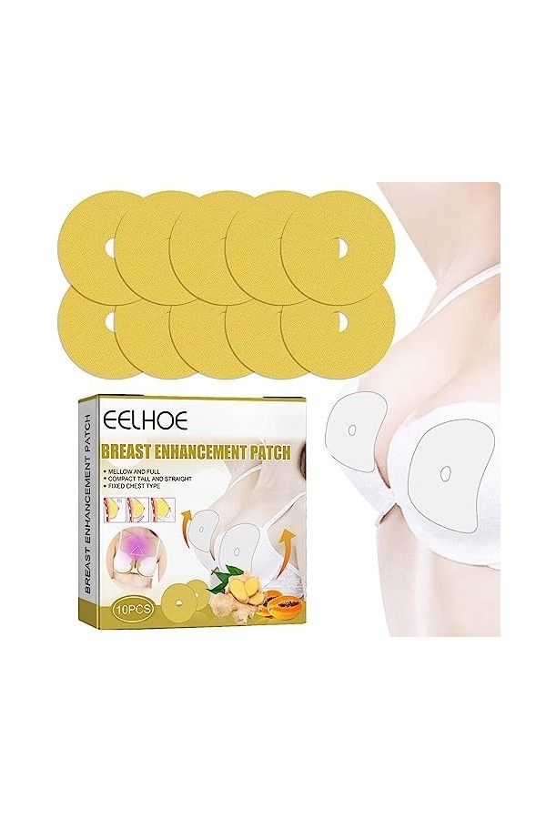 Patch damélioration Mammaire | Couvre-tétons au Gingembre pour Femmes - Lifting des Seins Nipple Pasties Soin des Seins raff