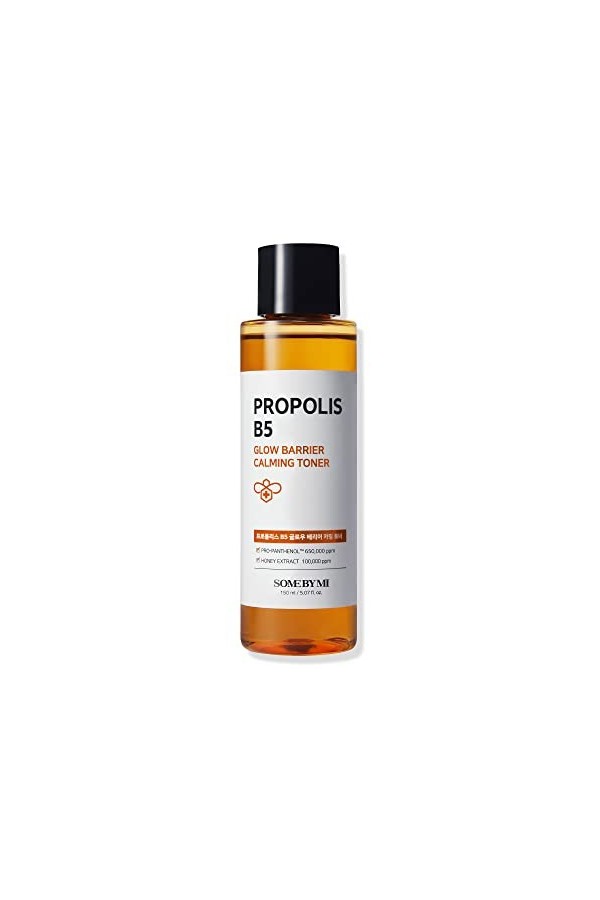 SOME BY MI Toner apaisant Propolis B5 Barrière lumineuse - 150 ml - Fabriqué à partir de propolis et de panthénol pour peau d