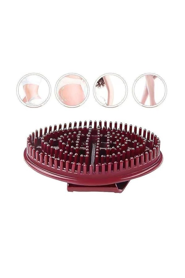 Brosse à Huiles Essentielles Pour Méridiens, Brosse Pour Méridiens, Relaxation du Corps, Amincissante, Réduction de la Cellul