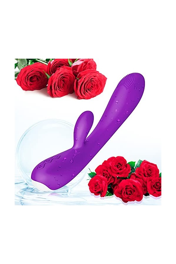 10 mode Vibrømásseúrs Fěminin va et vient, Šëx Tôyspour pour Couple Tôýs Feṃṃe Vibrant, Sèxtôysë Couple Pláîsir Fěmme Clìtor