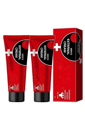 Crème de massage pour homme - Crème externe pour homme - Crème de massage pour homme - 50 ml 2 pièces 