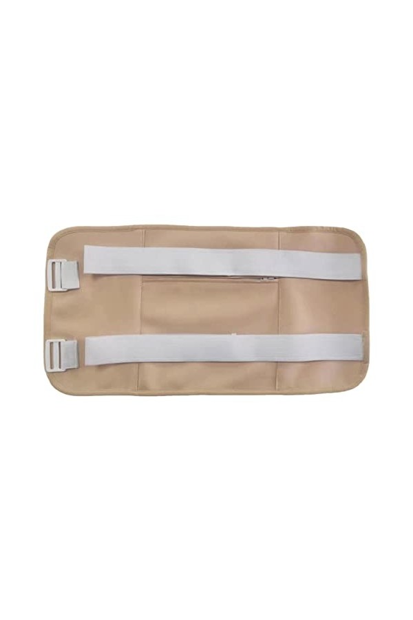 Reheyre Pack dhuile de ricin pour la désintoxication du foie avec sangle élastique réglable, kit dhuile de ricin bio réutil