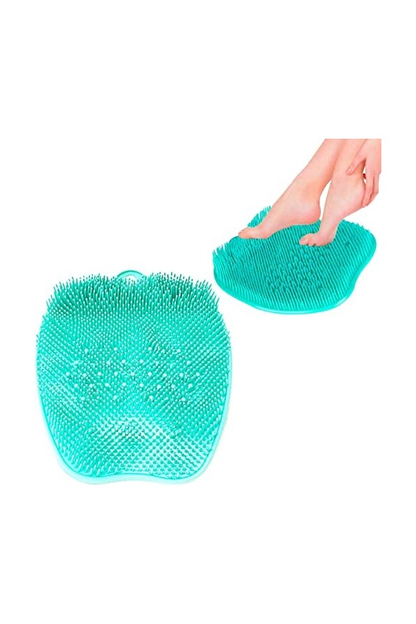 Gruwkue Masseur Pied Douche - Masseur Pied Douche | Tapis Relaxant Pieds fatigués avec ventouses antidérapantes