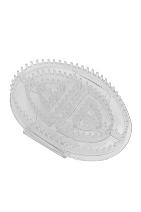 Brosse de massage, design sophistiqué Facile à utiliser Brosse de massage à peigne parfait pour la maison Forme ronde 