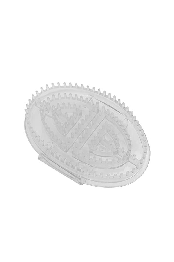 Brosse de massage, design sophistiqué Facile à utiliser Brosse de massage à peigne parfait pour la maison Forme ronde 