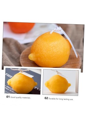 Gatuida Bougie Au Citron Pour Fille 1 Pièce Cire De Soja Végétale Cadeau Spa