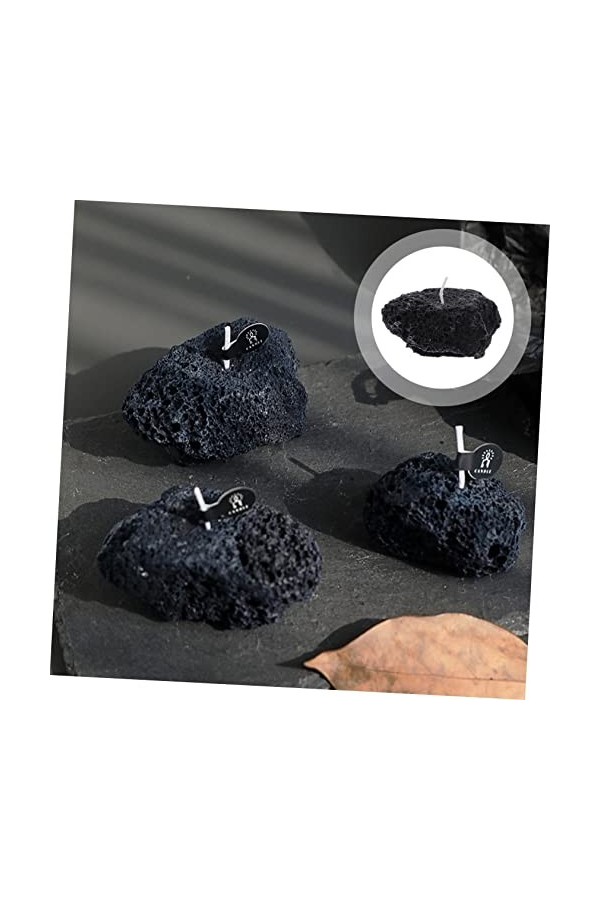 Bougies En Pot De Soja Bougie En Pierre Maison Décor De Table Bougie Bricolage Bougie Artisanale Décor De Bougie Chauffe-plat