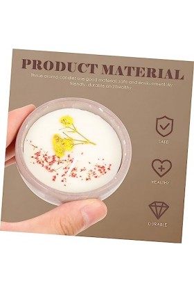 Mobestech Bougies Parfumées Chambre à Coucher Cadeaux Dhuiles Essentielles Cadeaux Faits à La Main Décors De Bougies Aromati
